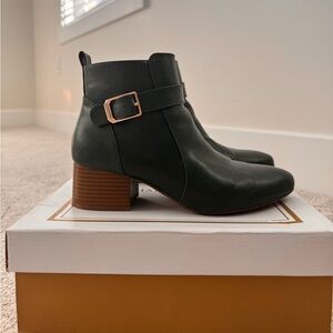 Charter Club Women's Dark Green Ankle Booties